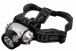 Фонарь налобный светодиод 7LED пит. 3ААА 4реж (3ур.ярк.+мерц) Navigator (1/25/100)