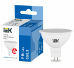 Лампа светодиод 9Вт GU5.3 6500К 810Лм MR16 IEK (10/200)