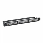 Патч-панель 19&quot;,1U,CAT6А, 24 модуля RJ45, неэкранированная