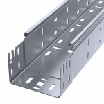 Лоток перфорированный Профи INOX (AISI 316) 100х80х3000 (2,0 мм) (6 м/уп) Промрукав