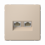 Розетка 2гн комп+комп RJ45+RJ45 с/у песочный механизм кат.6А ArtGallery Systeme Electric (1/5/20) Розетка 2гн комп+комп RJ45+RJ45 с/у песочный механизм кат.6А ArtGallery Systeme Electric (1/5/20)