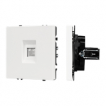 Механизм компьютерной розетки SCT-NOBE-MPC1-SFPL-WH (RJ-45, CAT6) (Arlight, Белый кварц) Механизм компьютерной розетки SCT-NOBE-MPC1-SFPL-WH (RJ-45, CAT6) (Arlight, Белый кварц)