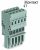 Клеммная колодка 18.3мм 3x1 0.08-4мм² 32А 500В термопласт серый Wago