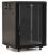 Hyperline TWB-FC-1845-GP-RAL9004 Шкаф настенный 19-дюймовый (19"), 18U, 920x600х450мм, стеклянная дверь с перфорацией по бокам, ручка с замком, с возм