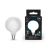 Лампа светодиод 10Вт 1100Лм 4100К Е27 G125 молочн LED Gauss Filament 1/20