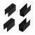 Держатель WPH-FLEX-0616-SIDE BLACK (Arlight, Металл)
