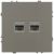 Розетка ЭРА Galaxy 15-3108-07 информационная двойная 2XRJ45 IP20 титан Розетка ЭРА Galaxy 15-3108-07 информационная двойная 2XRJ45 IP20 титан