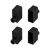 Заглушка WPH-FLEX-0616-SIDE BLACK с отверстием (Arlight, Пластик)