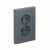 Розетка 2гн без З/К с/у грифель в сборе 16А AtlasDesign Systeme Electric (1/15)