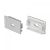 Заглушка LINE-3020 SILVER с отверстием (Arlight, Пластик)