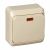 Выключатель 1кл прох с подсв о/у крем IP20 Этюд Systeme Electric  (1/25/200)