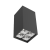 Светодиодный светильник VARTON DL-Box Reflect Multi 2x2 накладной 10 Вт 3000 К 80х80х150 мм RAL9005 черный муар кососвет