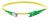 Hyperline FC-S2-9-FC/AR-SC/AR-H-3M-LSZH-YL Патч-корд волоконно-оптический (шнур) SM 9/125 (OS2), FC/APC-SC/APC, 2.0 мм, simplex, LSZH, 3 м