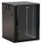 Hyperline TWB-1845-SR-RAL9004 Шкаф настенный 19-дюймовый (19"), 18U, 908x600х450мм, металлическая передняя дверь с замком, две боковые панели, цвет че