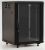 Hyperline TWB-FC-1866-GP-RAL9004 Шкаф настенный 19-дюймовый (19"), 18U, 920x600х600мм, стеклянная дверь с перфорацией по бокам, ручка с замком, с возм
