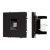 Механизм компьютерной розетки SCT-NOBE-MPC1-SFPL-BK (RJ-45, CAT6) (Arlight, Черный оникс)