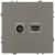 Розетка ЭРА Galaxy 15-3110-07 комбинированная RJ45+TV IP20 титан Розетка ЭРА Galaxy 15-3110-07 комбинированная RJ45+TV IP20 титан