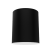 Светодиодный светильник VARTON DL-Roll подвесной 24 Вт 3000 К 140х190 мм RAL9005 черный муар с рассеивателем опал