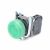 Кнопка SB4 в сборе модульная 22мм выступающая зеленая с возвратом металл 1НО