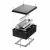Коробка огнестойкая для о/п 40-0320-FR6.0-40 Е15-Е120 RAL9005 200х150х75 (5 шт/кор) Промрукав