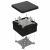 Коробка огнестойкая для о/п двухкомпонентная 60-0300-FR2.5-4 Е15-Е120 RAL9005 100х100х50 (14 шт/кор) Промрукав