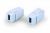 Hyperline KJ1-USB-A3-WH Вставка формата Keystone Jack с проходным адаптером USB 3.0 (Type A), ROHS, белая