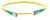 Hyperline FC-S2-9-FC/AR-ST/AR-H-2M-LSZH-YL Патч-корд волоконно-оптический (шнур) SM 9/125 (OS2), FC/APC-ST/APC, 2.0 мм, simplex, LSZH, 2 м