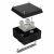 Коробка огнестойкая для о/п 40-0300-FR1.5-8 Е15-Е120 RAL9005 100х100х50 (14 шт/кор) Промрукав