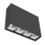 Светодиодный светильник VARTON DL-Box Reflect Multi 1x4 накладной 10 Вт 4000 К 150х40х115 мм RAL9005 черный муар кососвет DALI