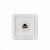 Розетка компьютерная одинарная RJ-45 CLASSICO белая 2131 IN HOME