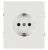 Розетка ЭРА Arktik 16-2101-01 с заземлением 2P+E Schuko 16А-250В белый