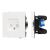 Механизм компьютерной розетки двойной SCT-TENDO-MPC2-SFPL-WH (RJ-45, CAT6) (Arlight, Матовый белый) Механизм компьютерной розетки двойной SCT-TENDO-MPC2-SFPL-WH (RJ-45, CAT6) (Arlight, Матовый белый)
