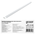 Светильник линейный 50Вт 4550Лм 6500K 185-265В IP20 1492*75*25мм алюминий LED Gauss WLF-1 1/20
