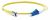 Hyperline FC-S2-9-LC/UR-ST/UR-H-3M-LSZH-YL Патч-корд волоконно-оптический (шнур) SM 9/125 (OS2), LC/UPC-ST/UPC, 2.0 мм, simplex, LSZH, 3 м