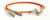 Hyperline FC-D2-62-LC/PR-SC/PR-H-1M-LSZH-OR Патч-корд волоконно-оптический (шнур) MM 62.5/125, LC-SC, 2.0 мм, duplex, LSZH, 1 м