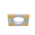 Светильник Gauss Aluminium AL009 Квадрат. Хром/Золото, Gu5.3 1/30 СНЯТ