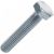 Болт с шестигранной головкой оцинкованный М10х110 (DIN 933) (100 шт/уп) Промрукав