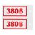 Наклейка информационный знак "380 В" 50x100 мм, 4 шт/уп REXANT