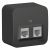Розетка 2гн комп+ТФ RJ45+RJ11 о/у антрацит изол.пласт. кат.5е IP20 Blanca Schneider Electric