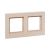 2 - местная рамка, IP44, кремовая, пластик Эпика EKF