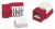 Hyperline KJNE-8P8C-C5e-90-RD Вставка Keystone Jack RJ-45(8P8C), категория 5e, 110 IDC, заделка с помощью NE-TOOL, красная