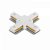 Коннектор X-тип XRB-WH для шинопровода RB белый IN HOME