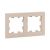 2 - местная рамка, кремовая, пластик Эпика EKF