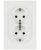 Розетка ЭРА Arktik 16-2104-01 двойная с заземлением 2X2P+E Schuko 16А-250В белый Розетка ЭРА Arktik 16-2104-01 двойная с заземлением 2X2P+E Schuko 16А-250В белый