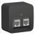 Розетка 2гн комп+комп RJ45+RJ45 о/у антрацит изол.пласт. кат.5е IP20 Blanca Schneider Electric
