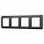 Рамка пластиковая FRM-VERSA-PL-4-BK (Arlight, -) Рамка пластиковая FRM-VERSA-PL-4-BK (Arlight, -)