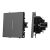 Механизм звонкового выключателя LED SWT-NOBE-MKR1-SFPL-L-GR (230V, 10A) (Arlight, Серый базальт)