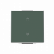 Клавиша одинарная нажимная (кнопка) для жалюзийного выкл. пластик зеленый матовая IP20 ABB