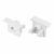 Заглушка SL-MINI-10-F WHITE с отверстием (Arlight, Пластик)