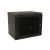 WRline Шкаф настенный 19-дюймовый (19"), 15U, 775x600х450мм, перфорированная металлическая дверь с замком, цвет черный (RAL 9004) (разобранный)